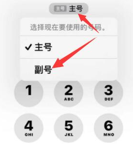 包头苹果14维修店分享iPhone 14 Pro Max使用副卡打电话的方法 