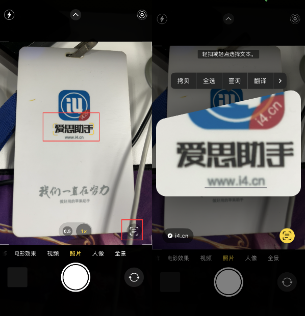 包头苹果手机维修分享升级iOS 16后如何通过相机翻译文本 