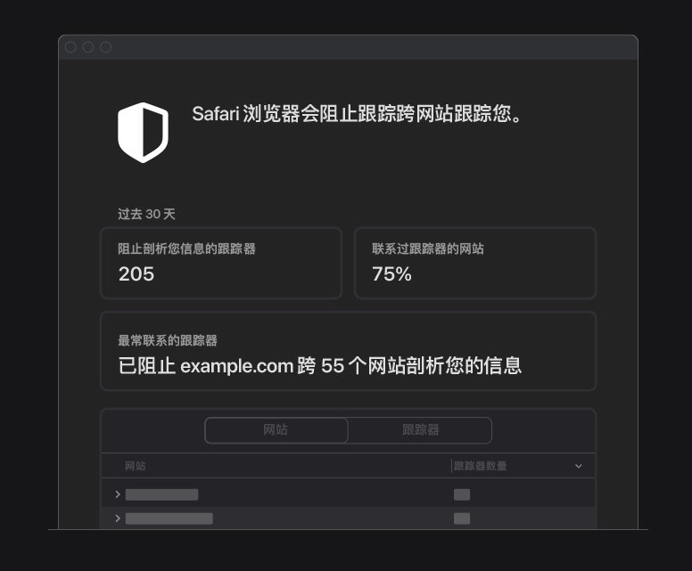 包头苹果手机维修分享如何在 Safari 浏览器中查看和打开隐私报告 